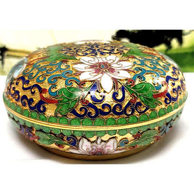 CLOISONNE BOX02 4"X2"